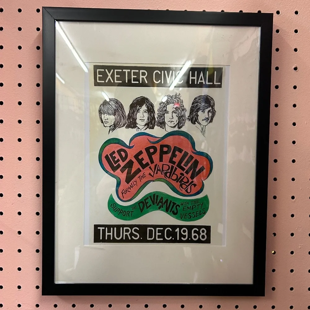 Retro Concert Poster Print NWOT